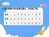 北師大版數學二年級上冊8.4 做個乘法表 課件