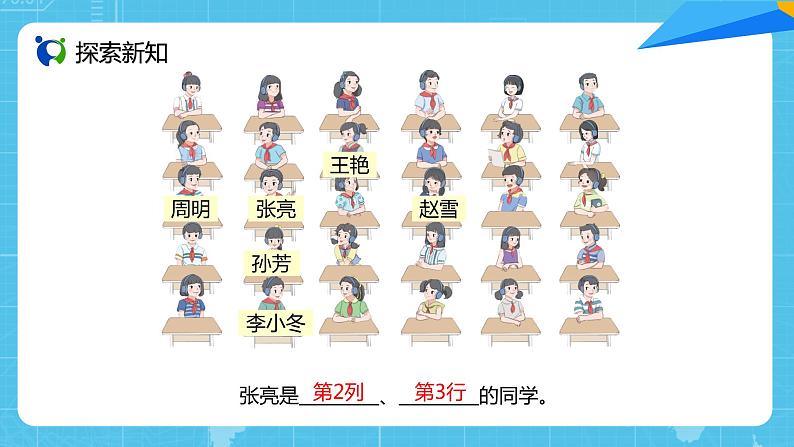 【核心素养目标】人教版小学数学五年级上册 2.1《确定位置（1）》课件+教案+同步分层作业（含教学反思和答案）07