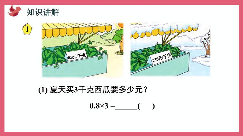 5.1 小数乘整数（课件）苏教版五年级上册数学第3页