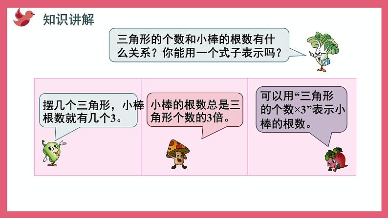 8.1 用含有字母的式子表示简单的数量关系和计算公式（课件）苏教版五年级上册数学第4页