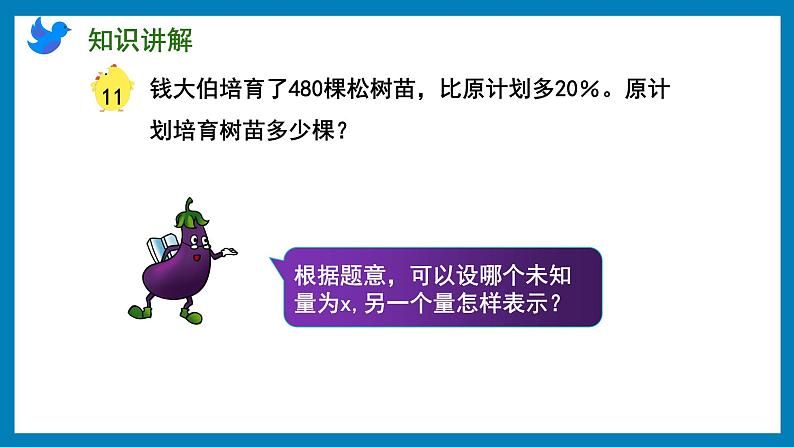 6.11 列方程解决已知一个数比另一个数多（少）百分之几，求这个数的问题（课件）苏教版六年级上册数学第6页