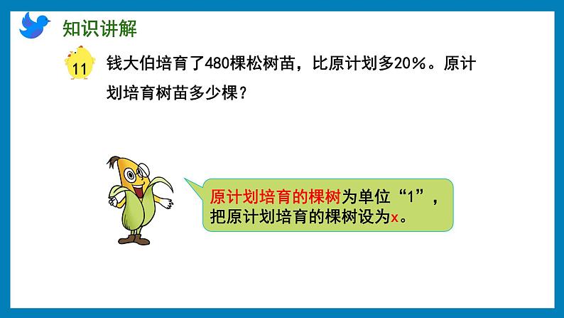 6.11 列方程解决已知一个数比另一个数多（少）百分之几，求这个数的问题（课件）苏教版六年级上册数学第7页