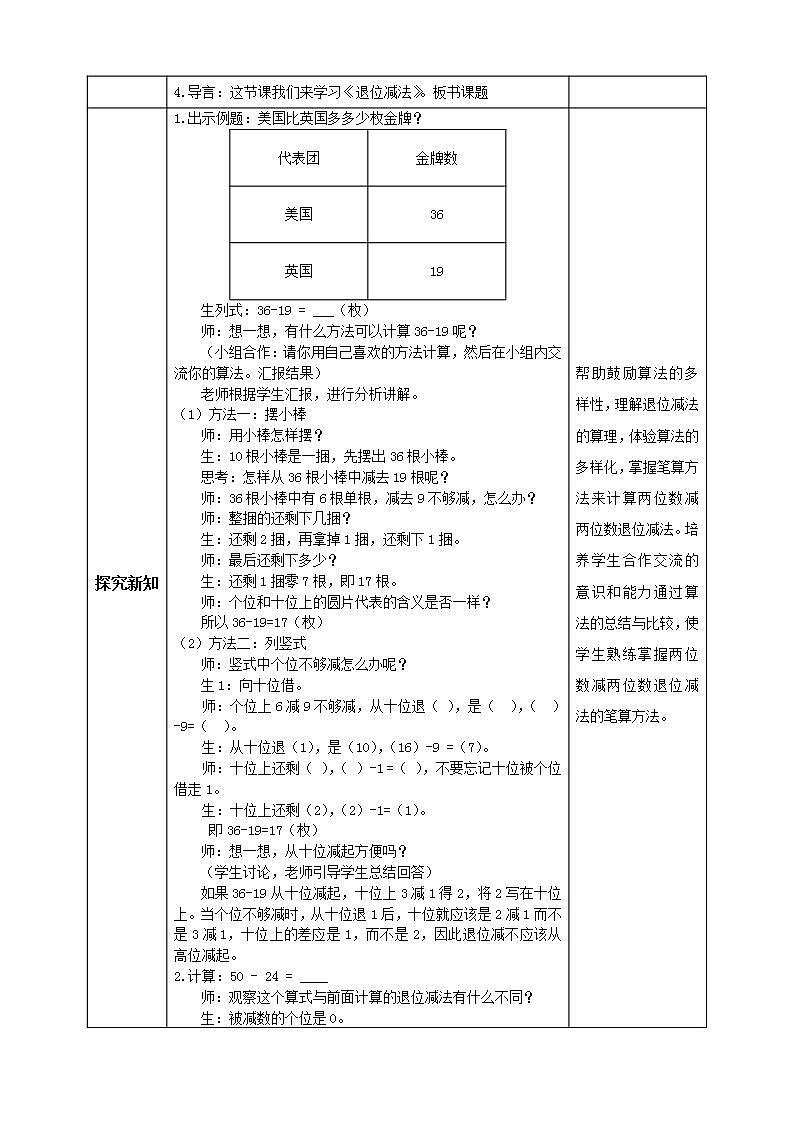 【核心素养】人教版数学二年级上册-2.2.2 退位减法 课件+教案+学案+分层作业（含教学反思和答案）02