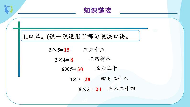 【核心素养】人教版数学二年级上册-6.4 9的乘法口诀 课件+教案+学案+分层作业（含教学反思和答案）07