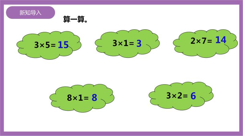 西师大版2上数学 1.4 4的乘法口诀 课件+教案+练习02
