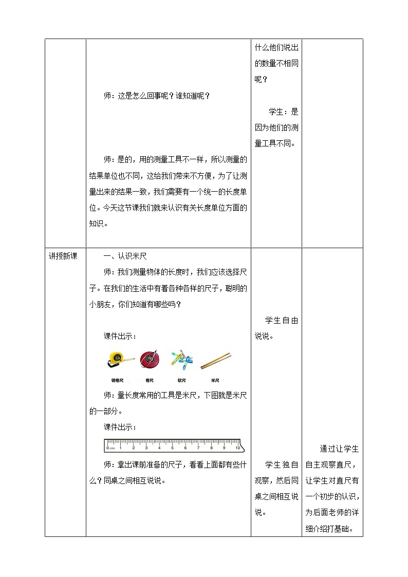 西师大版2上数学 5.1 用厘米作单位量长度 1 课件+教案+练习02