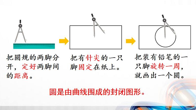 人教新插图六年级数学上册5-1《圆的认识》课件+教案+课后服务作业设计05