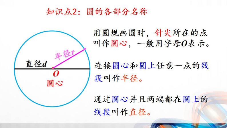 人教新插图六年级数学上册5-1《圆的认识》课件+教案+课后服务作业设计06