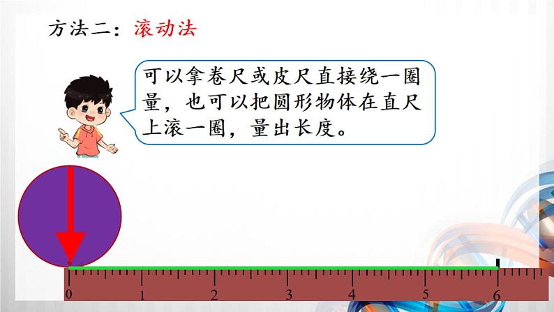 人教新插图六年级数学上册5-2《圆的周长（1）》课件+教案+课后服务作业设计05