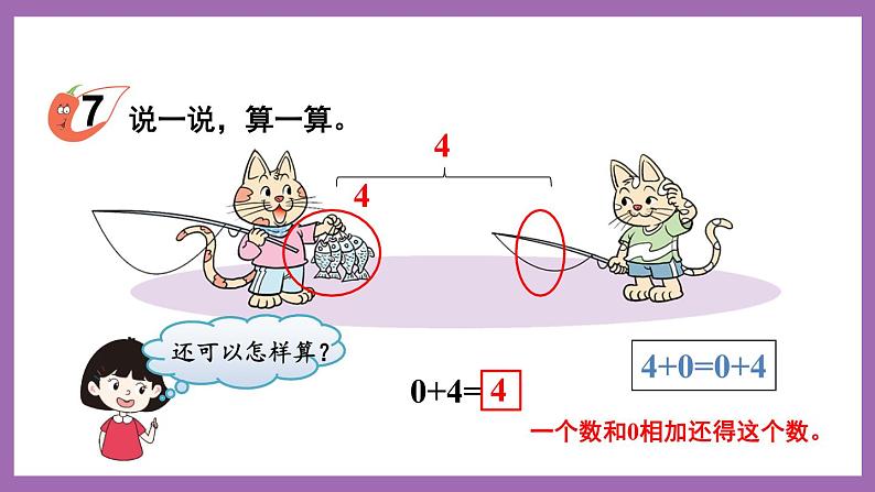 一 10以内数的认识及加减法（一） 第3课时 和”0“有关的加减法 课件03