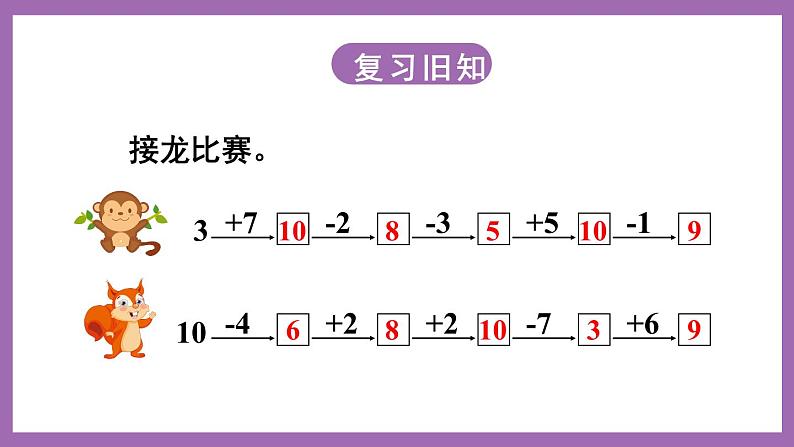 二 10以内数的认识和加减法（二）第1课时 连加、连减 课件+教案 西师大数学一上02