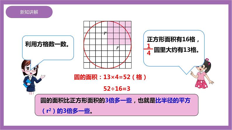 西师大版6上数学 2.6 圆的面积 1 课件08