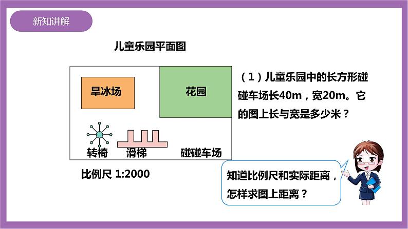 西师大版6上数学 5.2 比例尺 2 课件04