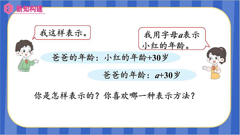 【同步备课】第五单元 第1课时 用字母表示数（1）（课件）五年级数学上册 人教版第8页