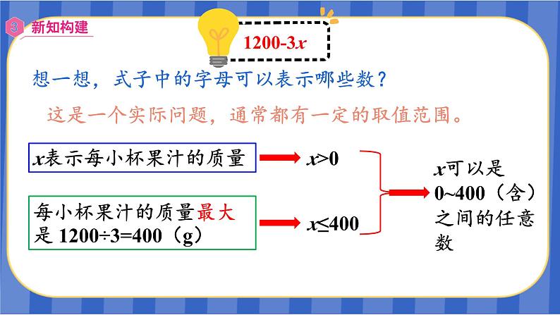 【同步备课】第五单元 第3课时 用字母表示数（3）（课件）五年级数学上册 人教版08