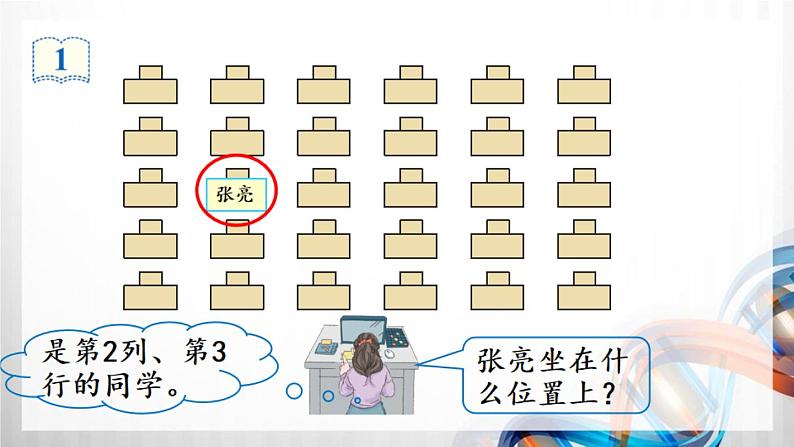 人教版新插图小学五年级数学上册2-1《位置（1）》课件+教案+课后服务作业设计04