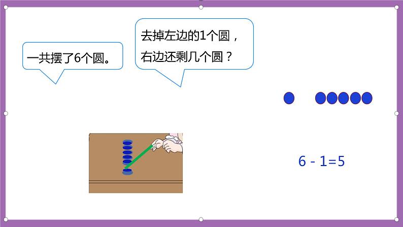 人教版数学一年级上册5.2《6、7的加减法》 课件第7页