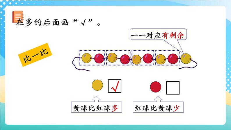 人教版数学一年级上册1.3《 练习一》 课件第4页