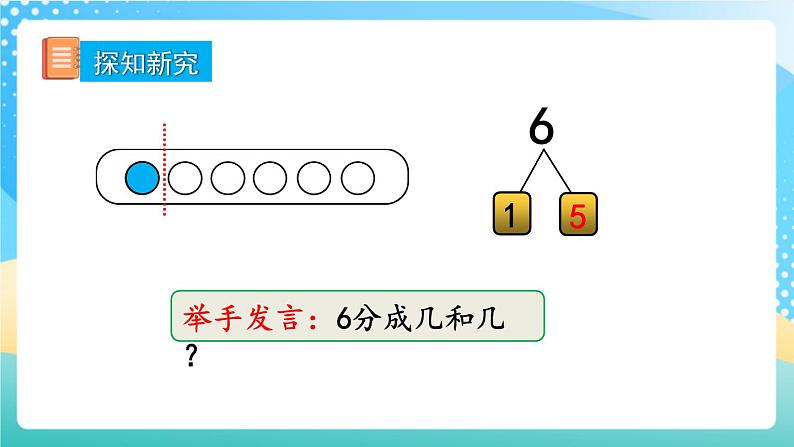 人教版数学一年级上册5.3 《6、7的组成》 课件第3页