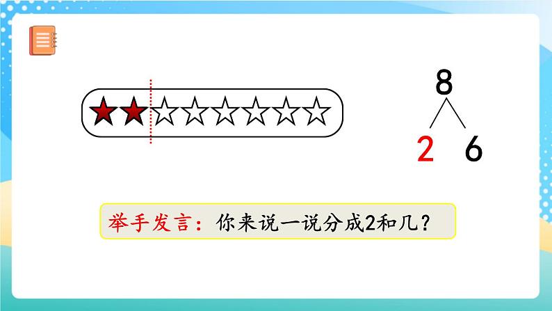 人教版数学一年级上册5.11《 8、9的组成》 课件第4页