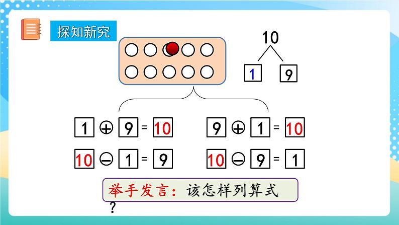 人教版数学一年级上册5.17《 10的加减法》 课件+教案+练习03