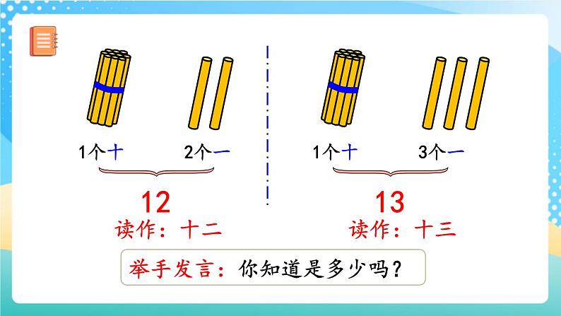 人教版数学一年级上册6.1 《11～20各数的组成和读法》 课件+教案+练习06