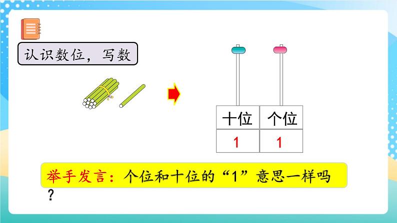 人教版数学一年级上册6.2 《认识数位、写数 》课件+教案+练习04