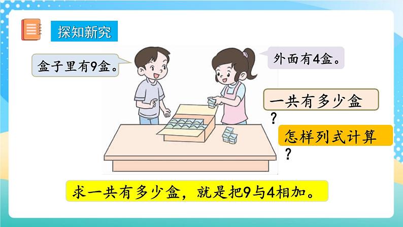 人教版数学一年级上册8.1 《9加几 》课件+教案+练习03