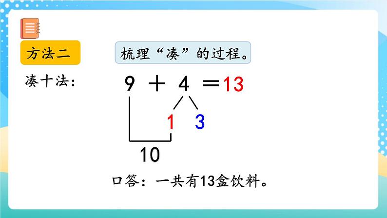 人教版数学一年级上册8.1 《9加几 》课件+教案+练习07