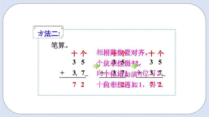 人教版数学二年级上册 2.3 进位加 课件06