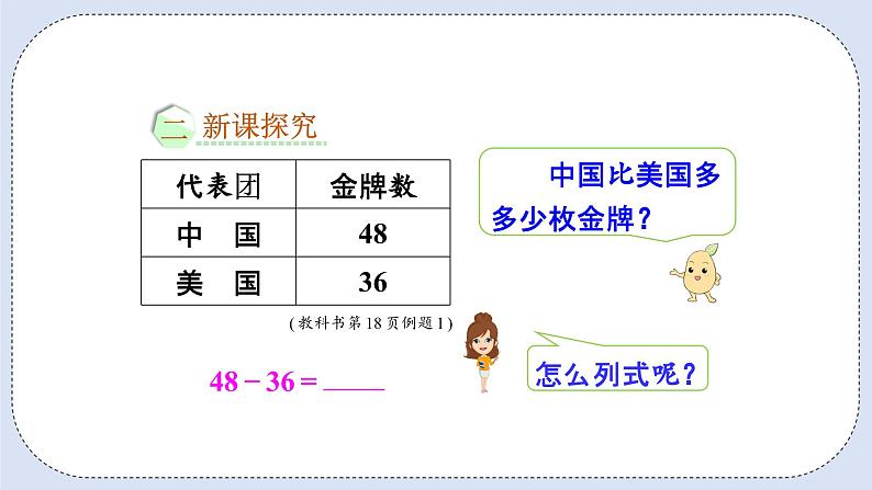 人教版数学二年级上册 2.4 不退位减 课件第3页