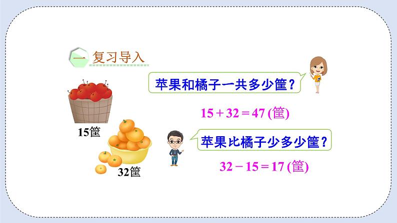 人教版数学二年级上册 2.6 求比一个数多几或少几的数 课件第2页