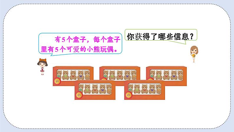 人教版数学二年级上册 4.3 5的乘法口诀 课件第4页