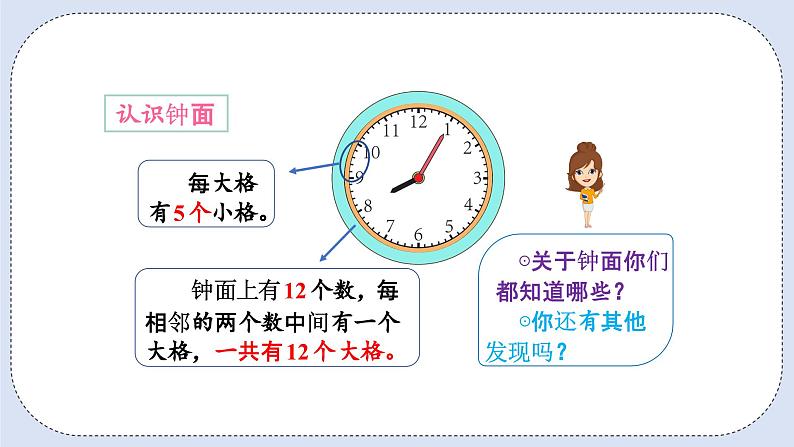 人教版数学二年级上册 7.1 认识时和分 课件04