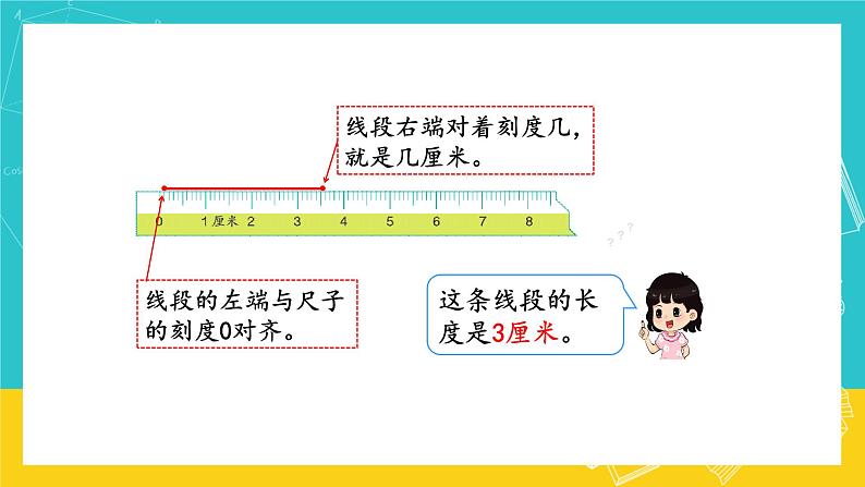 人教版数学二年级上册 1.3《认识线段》课件第7页