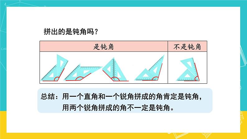 人教版数学二年级上册 3.4《拼角》课件+教案06