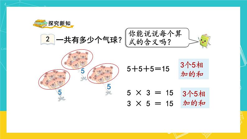 人教版数学二年级上册 4.2《乘法的初步认识》课件+教案03