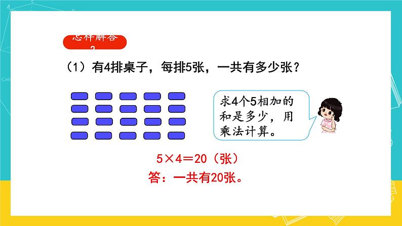 人教版数学二年级上册 4.8《解决问题》课件+教案04