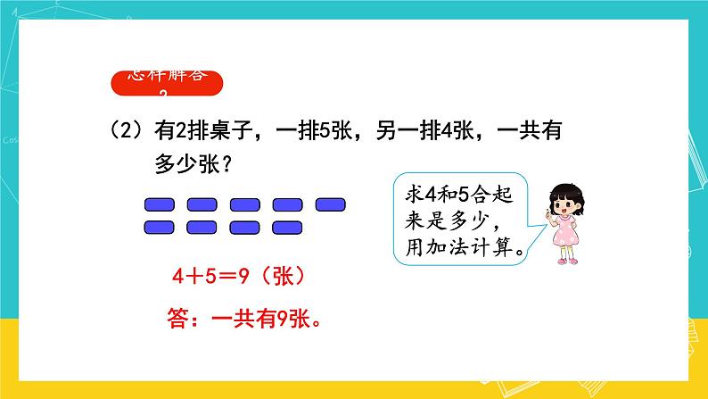 人教版数学二年级上册 4.8《解决问题》课件+教案05