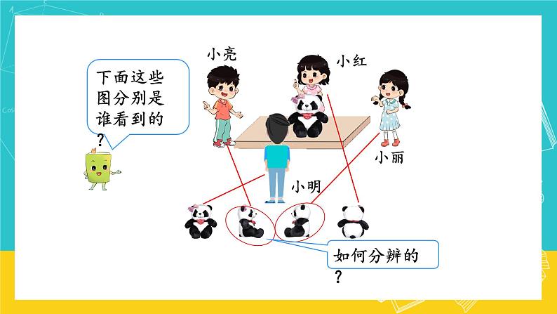 人教版数学二年级上册 5.1《观察物体》课件+教案04