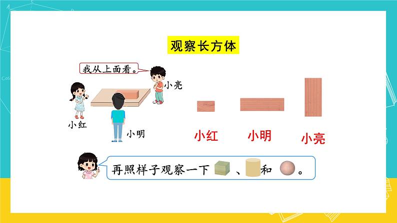 人教版数学二年级上册 5.2《观察物体》课件+教案05