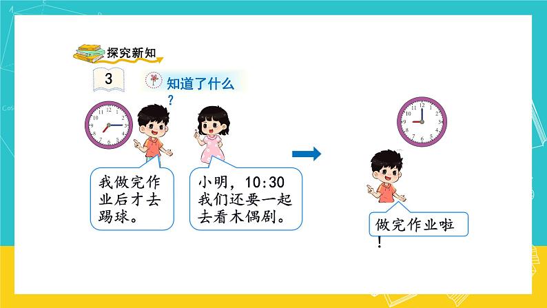 人教版数学二年级上册 7.2《认识时间》课件+教案05