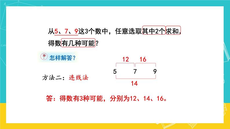 人教版数学二年级上册 8.2《简单的组合》课件+教案05