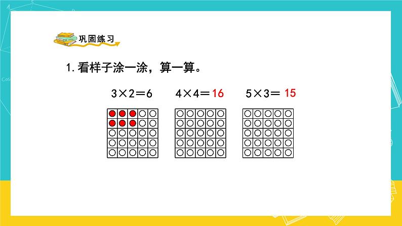 人教版数学二年级上册 9.4《表内乘法》课件06