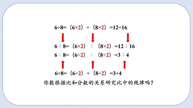 人教版数学六年级上册 4.2 比的基本性质 课件05