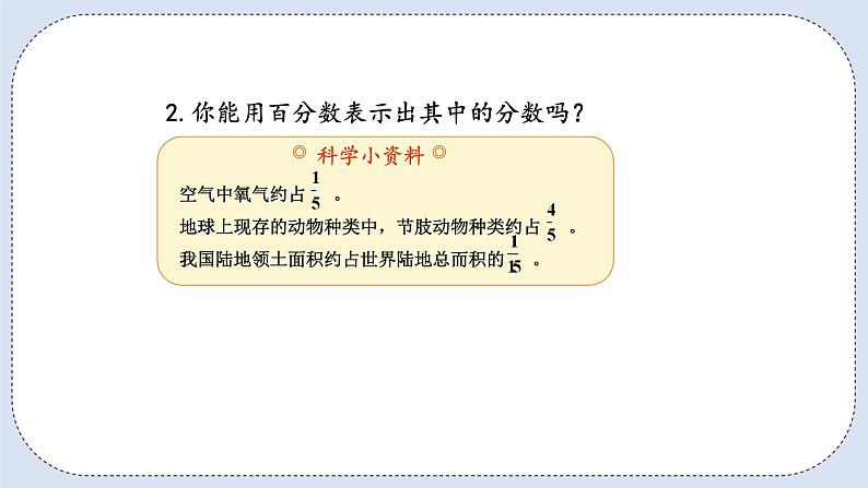 人教版数学六年级上册 6.3 百分数与小数、分数的互化 课件03