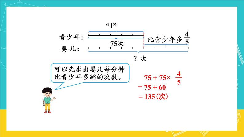 人教版数学六年级上册 1.8《解决问题》课件+教案06