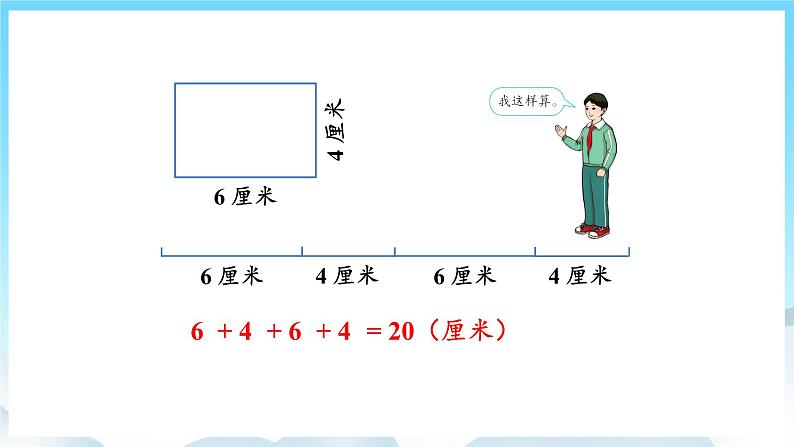 浜烘暀鐗堟暟瀛︿笁骞寸骇涓婂唽 7.4 闀挎柟褰㈠拰姝ｆ柟褰㈢殑鍛ㄩ暱 璇句欢第4页