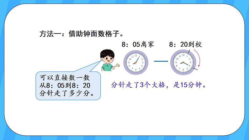 人教版数学三年级上册 1.3《计算经过的时间》课件+教案08