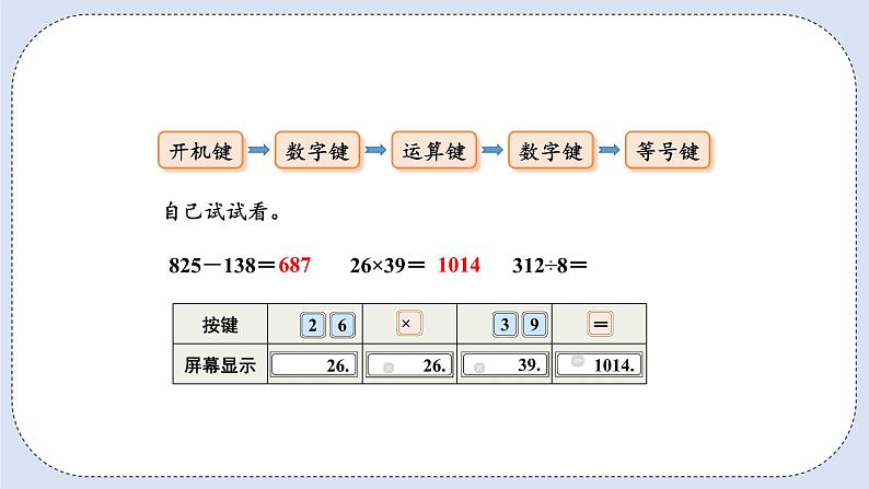 人教版数学四年级上册 1.11 用计算器计算 课件05